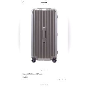 Rimowa trunk suitcase FREE SHIPPING
